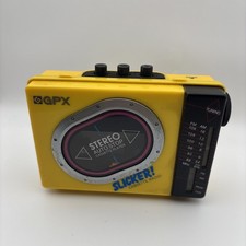 GPX SLICKER CASETTE C3090 Walkman Cassette Player Radio Tested READ