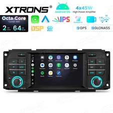 CarPlay Octa-Core 32GB Car GPS Radio Stereo Android 14 For Jeep Wrangler Liberty