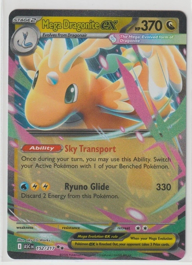 Mega Dragonite ex 152/217 - Me: Ascended Heroes - NM | eBay