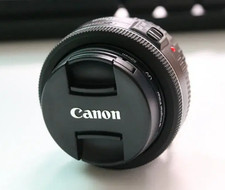 Canon EF 40mm f/2.8 STM Pancake Camera Lens Good Black