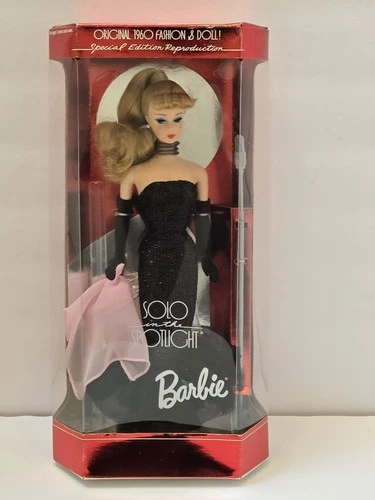 Barbie Solo in the Spotlight 1960's Reproduction Blonde #13534 NIB 1994 Fr Ship