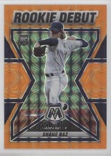 2022 Panini Mosaic Rookie Debut Fluorescent Orange Prizm 37/99 Shane Baz 0r4