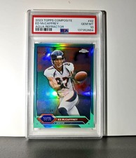 Ed McCaffrey 2023 Topps Chrome 159/199 #42 Aqua Refractors PSA 10 Gem Mint