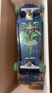 Powell Peralta Tony Hawk Claw Blue Original 80s USED Complete Skateboard