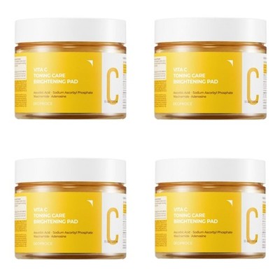 Deoproce Vita C Toning Care Brightening Pad 55ea 230ml*4Pcs - FREE SHIPPING