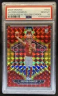 2024 Mosaic Jayden Daniels RC Choice Fusion Red and Yellow Prizm #/80 PSA 10