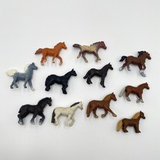 Safari Ltd. Horse Breeds Figurines Lot of 11 Miniature Horses Animal Toys 2"