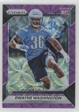 2016 Panini Prizm Rookie Purple Scope Prizm 12/99 Dwayne Washington #221 0i21