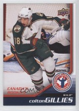 2008 Upper Deck Hockey Card Day Canada Hobby Shop Colton Gillies Rookie RC 1s8. rookie card picture