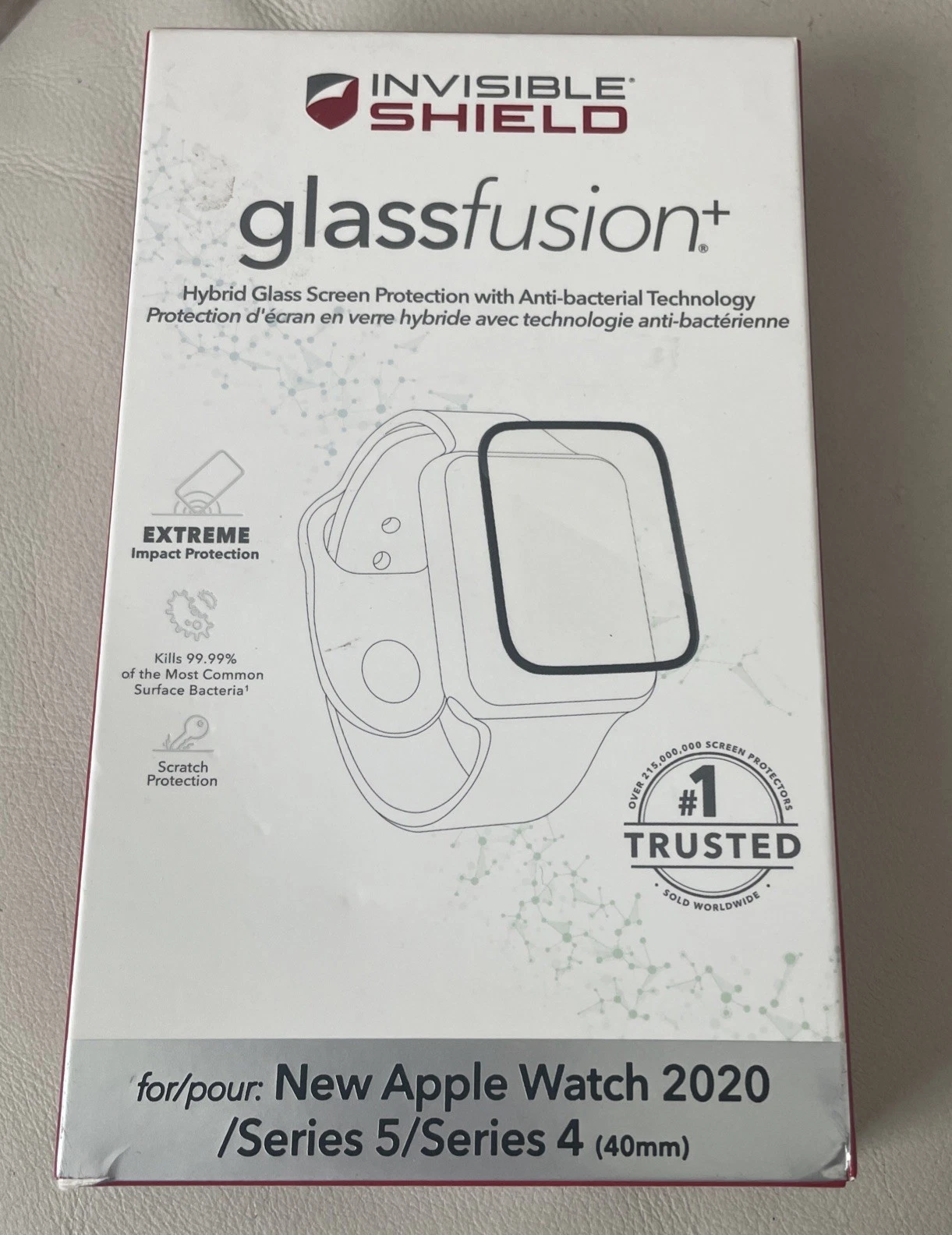 Invisible Shield Synthetic Glass Screen Protector For Apple Watch 4 4015P.SEALED
