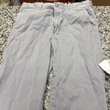 Jcrew Crewcuts Boys Gray Chino Pants 14 Slim EUC Adjustable Waist Stretch