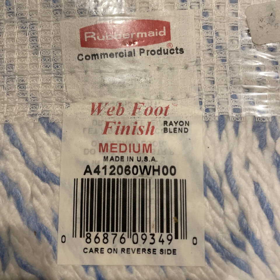Rubbermaid Commercial Web Foot Finish Mop A412060WH00 - Image 2 of 3