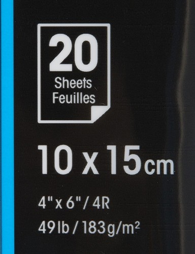 Epson Photo Paper 10 x 15 cm One Size 20 Sheets C13S400037 one size no Colour - Bild 2 von 4