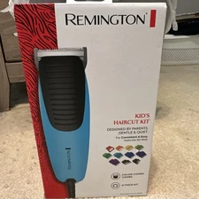 Remington Kid's Haircut Kit Gentle & Quiet 21 piece Color-Coded Combs NEVER OPEN