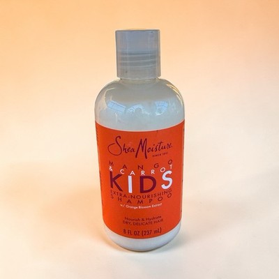 SheaMoisture Kids Mango & Carrot Shampoo 8 oz Gentle Cleanser NEW