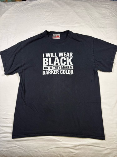 Vintage Computer Gear I Wear Black Shirt Mens L Math Geek Nerd Science Tech Tee