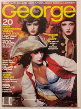 George Magazine September 1998 Women In Politics~Roseanne~Eleanor Roosevelt