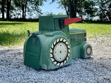 Calcomanías vintage de grano de cardo de fibra de vidrio/metal John Deere Tractor Mailbox 7550 XL
