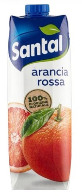 Santal Arancia Rossa Fruchtsaft 100 % natürlich  -  1 L   Parmalat
