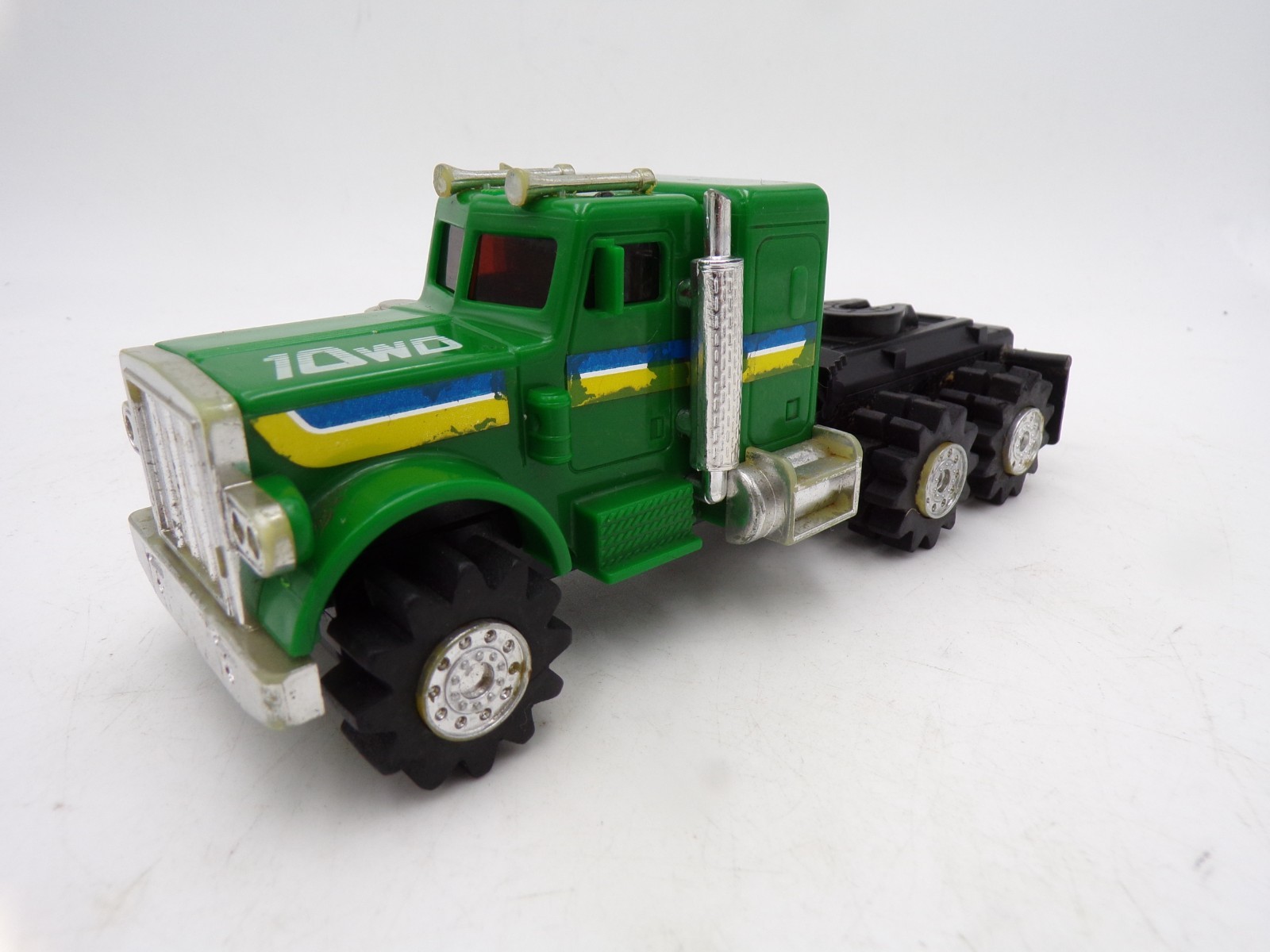 RARE Tsukuda Hobby 10WD Green Peterbilt Semi Schaper Stomper 4x4 Rough Riders 2