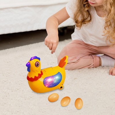 Elektrisches Eilegen Huhn Spielzeug Laufhuhn für Kinder