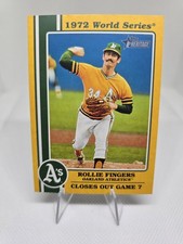 2021 Topps Heritage #72WS-10 Rollie Fingers 1972 World Series Highlights