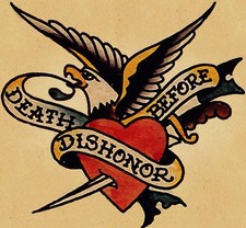 Sailor Jerry Tattoo Art 14 x 11 Photo Print