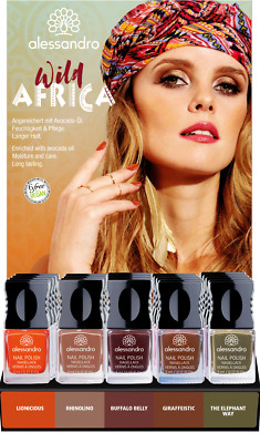 alessandro Nagellack -Wild Africa- 5 ml versch. Farben 