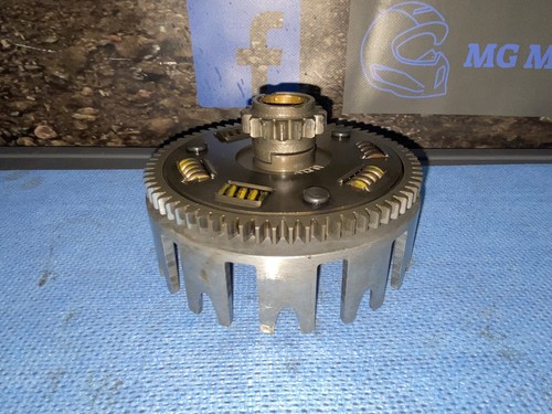 1987 YAMAHA TT 350 Clutch Assembly Primary Hub Boss Pressure Plate Rod Springs - Picture 10 of 11