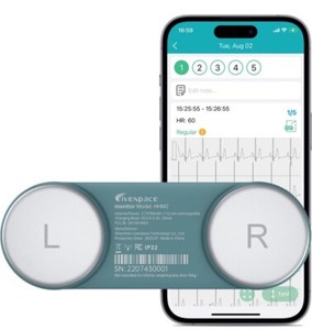 Livenpace HR Monitoring Device Personal Bluetooth Monitor for Rhythm Waveform