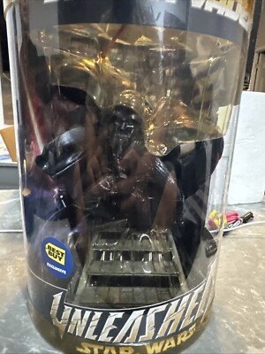 2005 Star Wars Unleashed DARTH VADER Action Figure Tube Shell Damaged Top