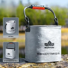 New HANDING Foldable Fishing Bucket 5MM Thickened Edging  Thickening Waterproof