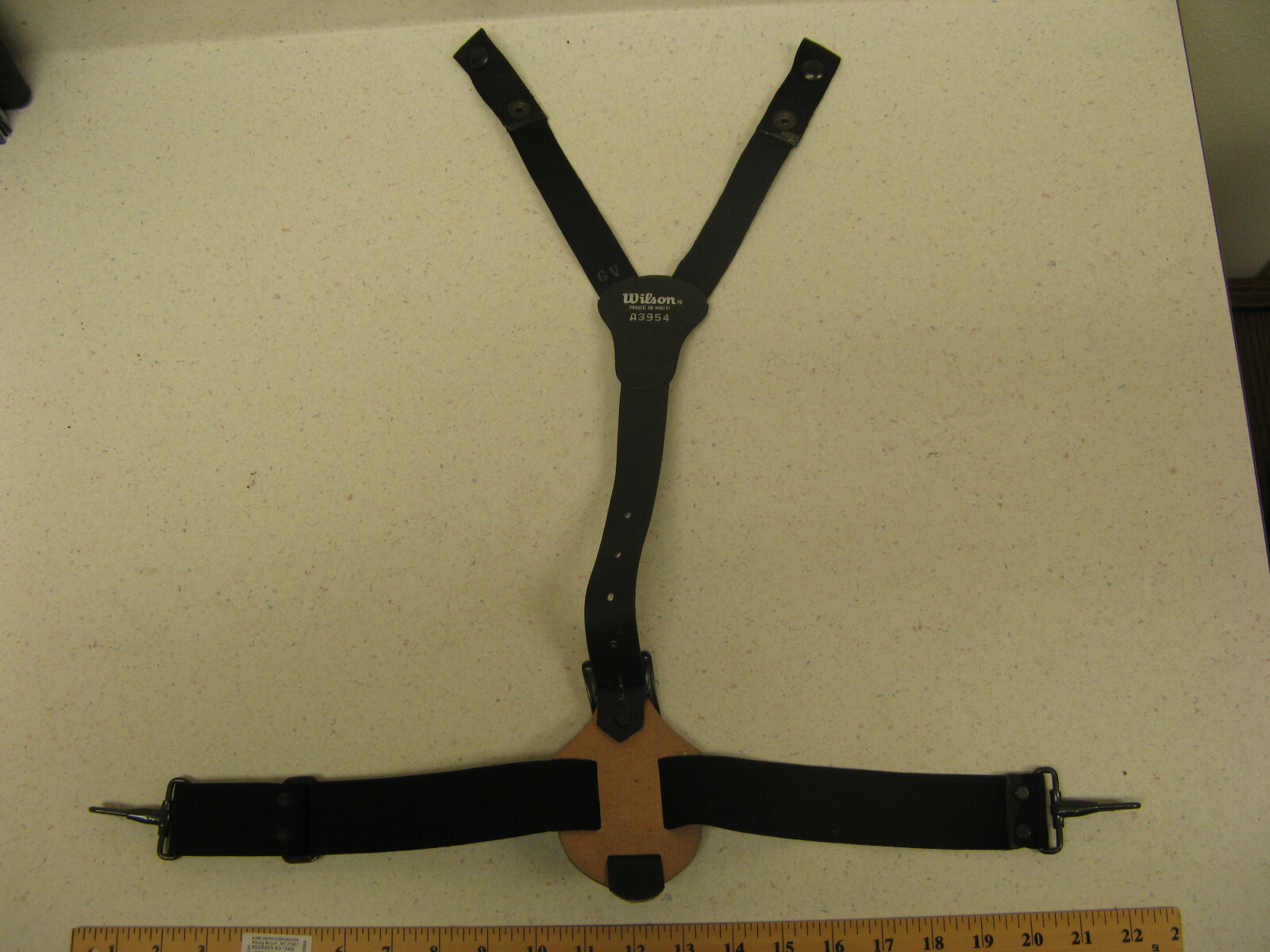 Wilson Black Umpire Catcher Chest Protector Replacement Straps Harness