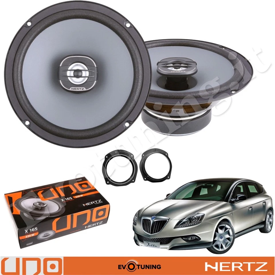 Kit 2 Casse Altoparlanti Hertz X165 Anteriori o Posteriori per Lancia Delta III