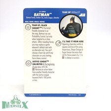 Heroclix Justice League Unlimited set Batman 005a.07 Team-Up card Black Canary