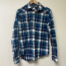Express Mens Medium M Long Sleeve Button Up Shirt Front Pockets