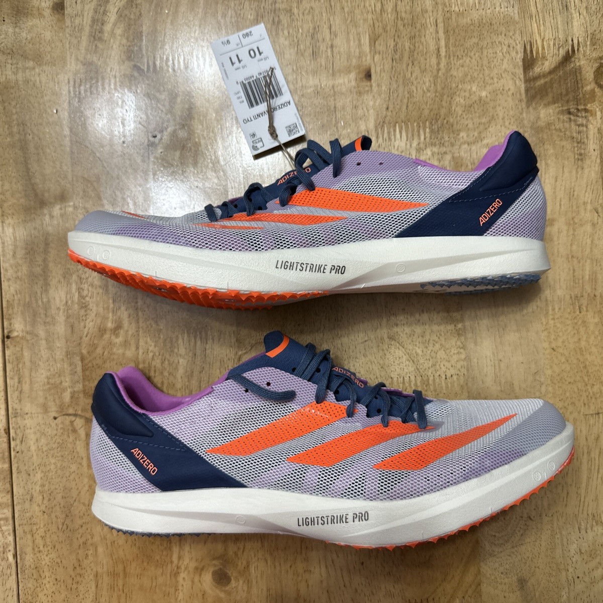 Men's Size 10- Adidas Adizero Avanti Tyo 'Dash Grey Beam Orange
