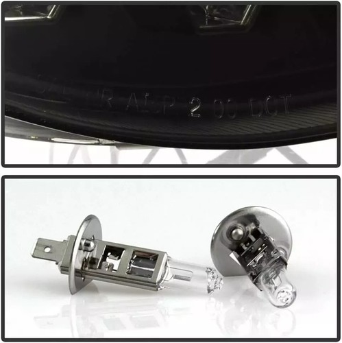 2002-2005 Dodge Ram 1500 2500 3500 LED Halo Ring Black Smoked Projector Headligh - Picture 2 of 7