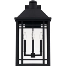 Capital Lighting Fixtures 927131BK Braden Outdoor Wall Light Black