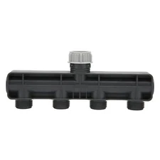 4-Way Garden Hose Splitter G3/4 Thread Tap Adapter Irrigation Valve