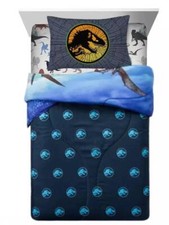 Jurassic World Kids Reversible Comforter  Sheet Set-W7092339056, W14977694423