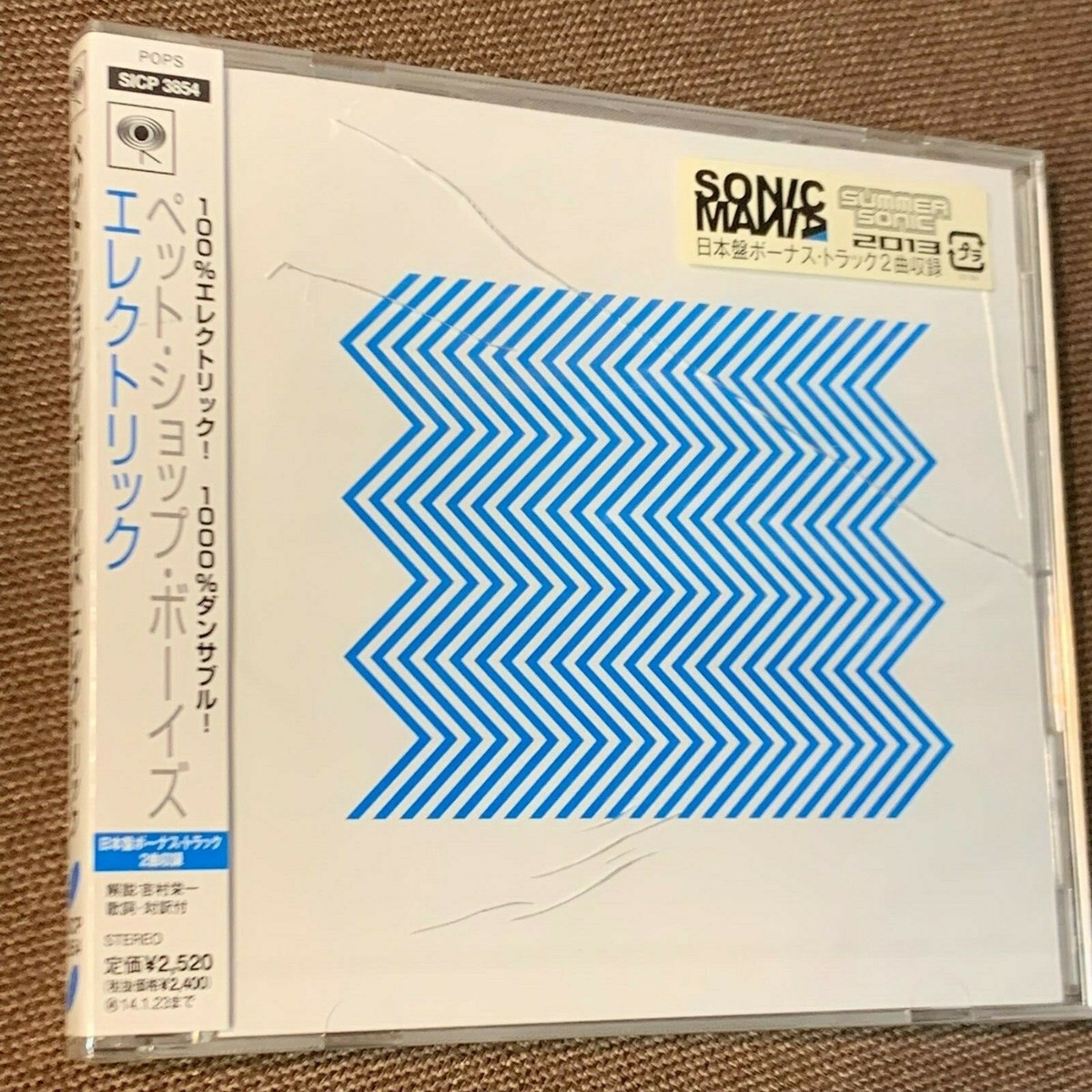 Sealed PET SHOP BOYS Electric JAPAN CD SICP3854 OBI +PROMO