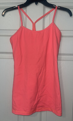 Lululemon, orange y pink Lululemon Flow Y Bra IV - Pop Orange - lulu fanatics main image 2