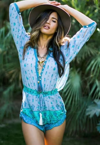 SPELL & Gypsy DESERT WANDERER PLAYSUIT DAWN - Size 10 - 5+ items free AU post - Picture 2 of 19