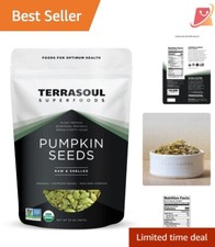 2 Lbs of Certified Organic Pumpkin Seeds - Raw, Unsalted  Family-Sourced