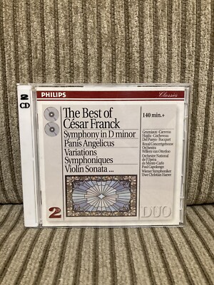 The Best Of Cesar Franck CD 2 Disc Set Symphony In D Minor Angelicus Violin Sona