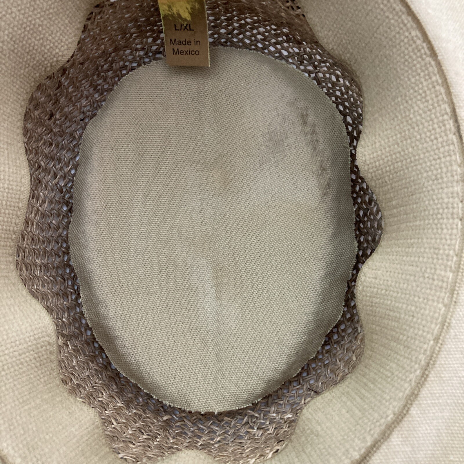 Stetson Gambler Seagrass Straw Outdoorsman Golf Hat Some Stains See