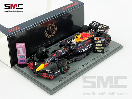Red Bull F1 RB18 #1 Max Verstappen Japan GP 2022 World Champion 1:43 Spark S8551 - Picture 10 of 12