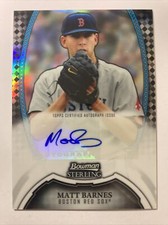 Matt Barnes 2012 Bowman Sterling Certified BLACK Autograph Rookie  (4774) 20/25