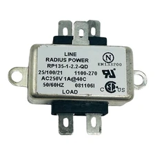 RADIUS POWER RP135-1-2.2-QD POWER LINE FILTER NEW/UNUSED SURPLUS